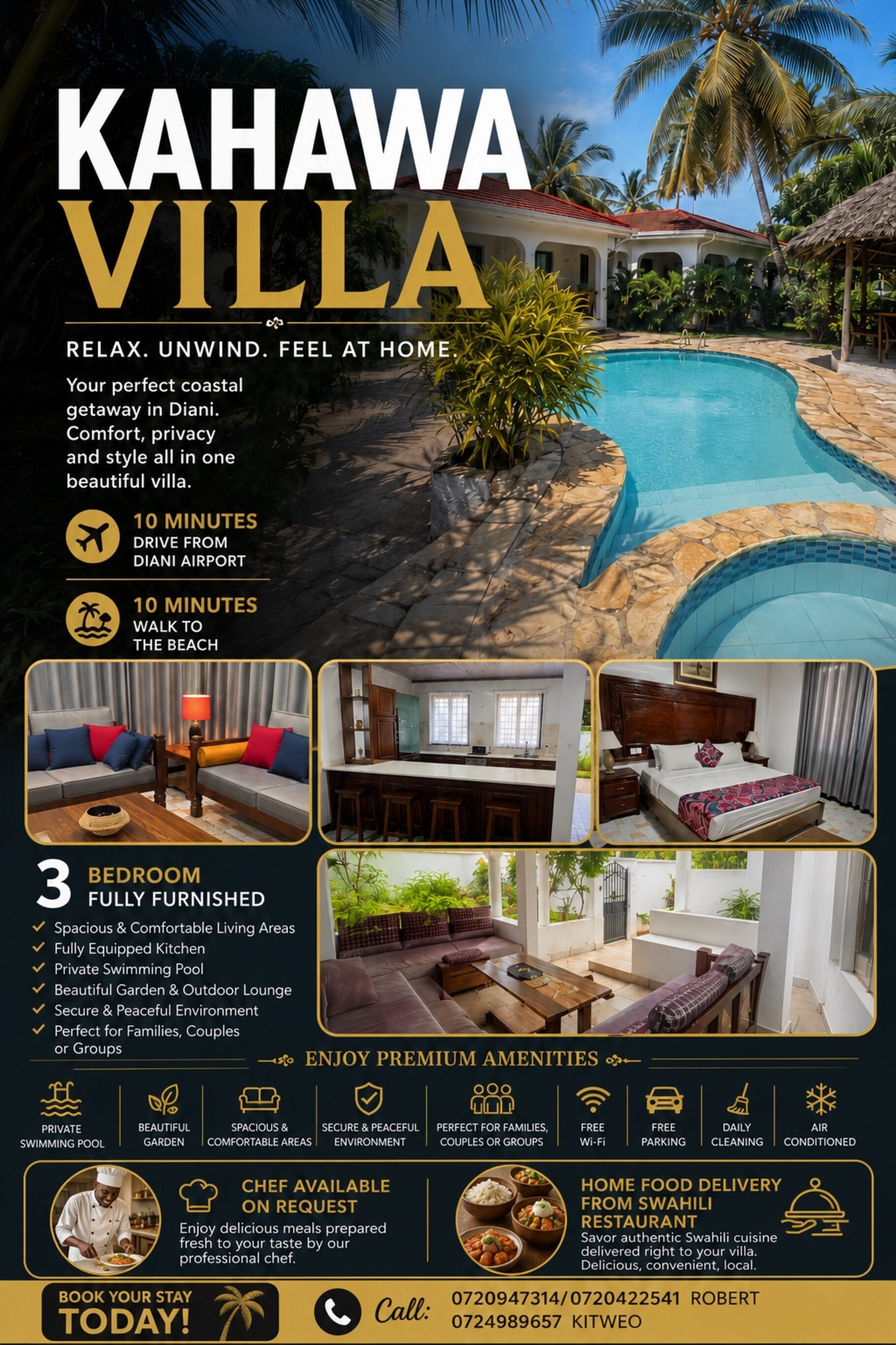 KAHAWA VILLA ADVERTISEMENT